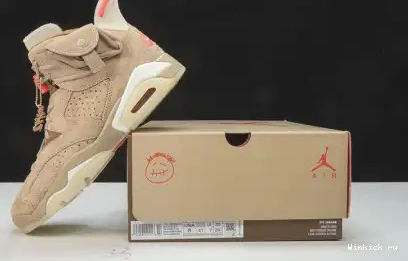 X SCOTT TRAVIS JORDAN AIR KHAKI” 6 “BRITISH 0509